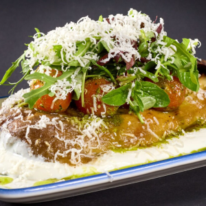 Запеченный баклажан Baked eggplant