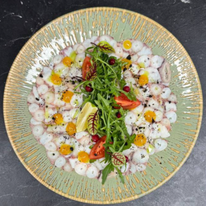Карпаччо из осьминога Octopus carpaccio