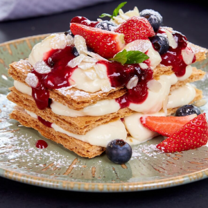 Мильфей с заварным кремом Millefeuille