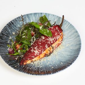 Перец запеченный с морскими дарами Pepper baked with seafood