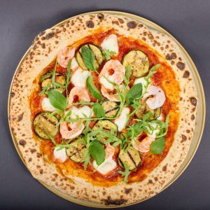 Пицца con gamberi Pizza con gamberi